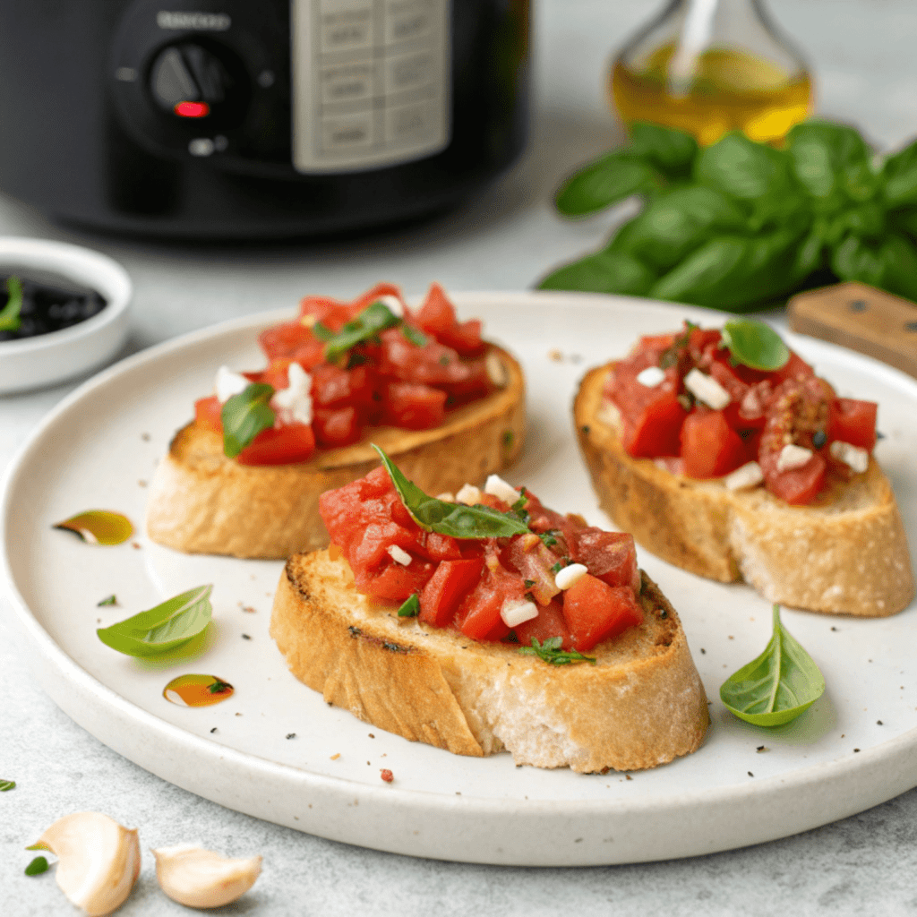 Recette de Bruschetta au Airfryer