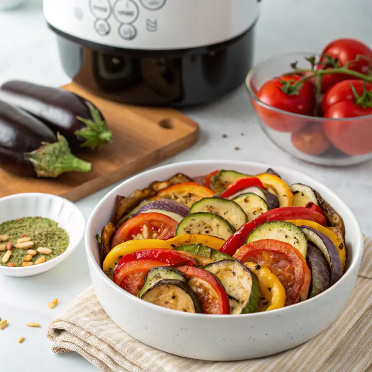 Recette de la Ratatouille au Airfryer