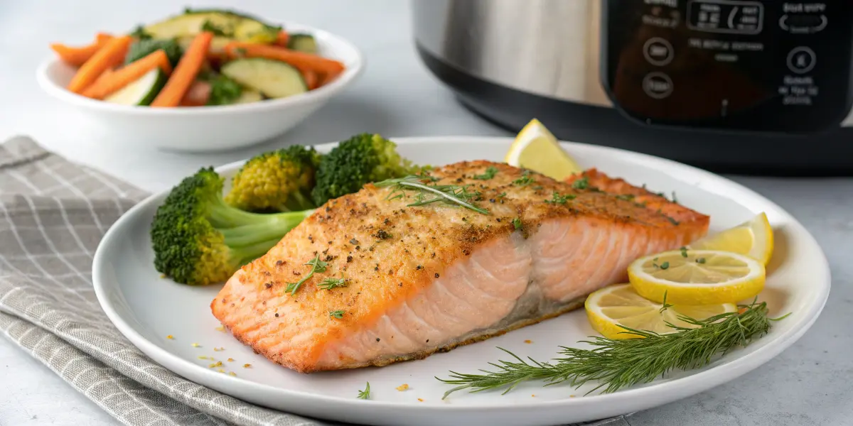Recette de pavé saumon au airfryer
