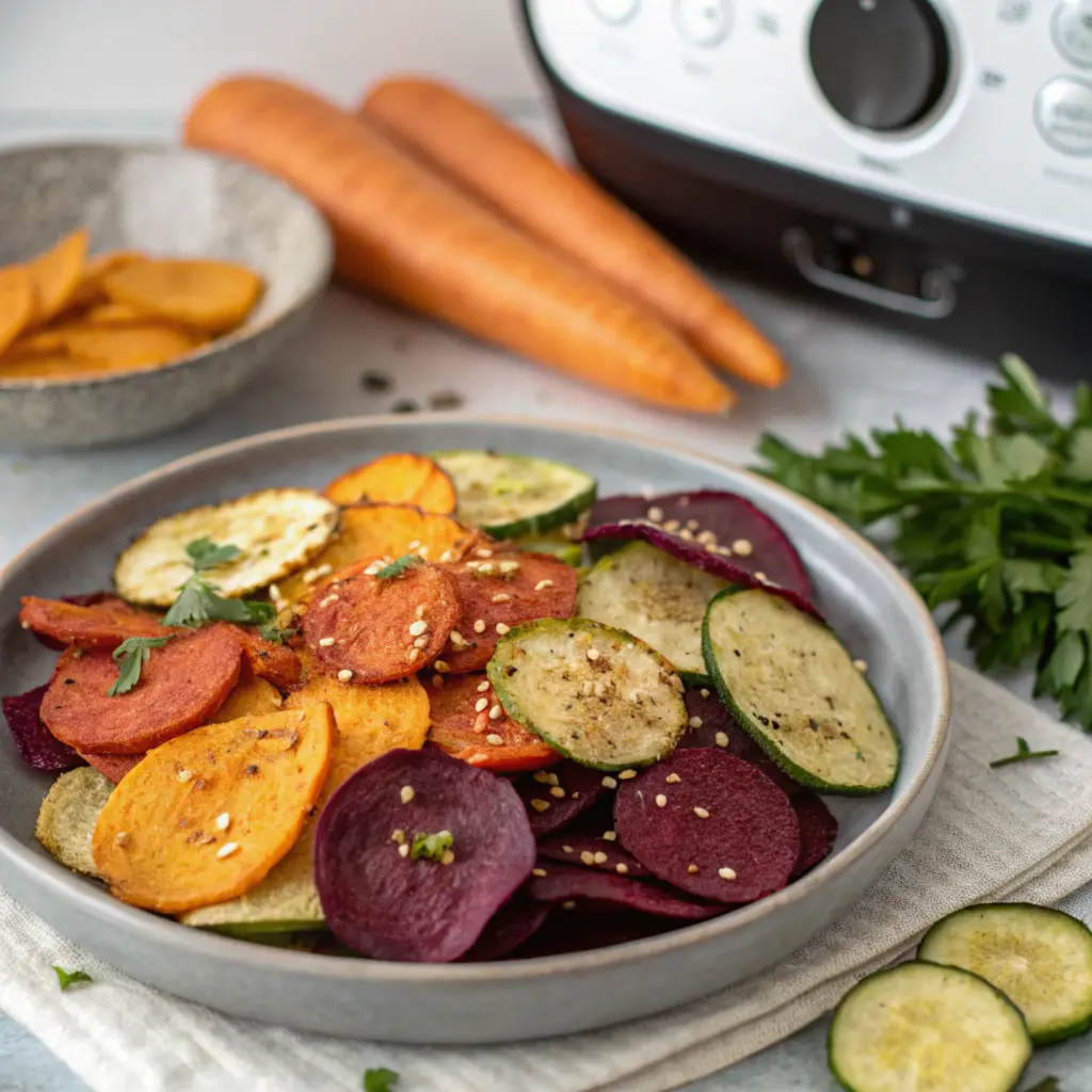 Recette des Chips de Légumes au Airfryer