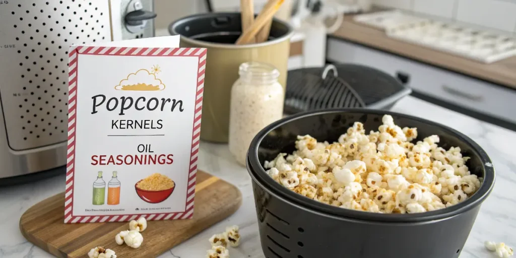 Recette de Popcorn au Air Fryer