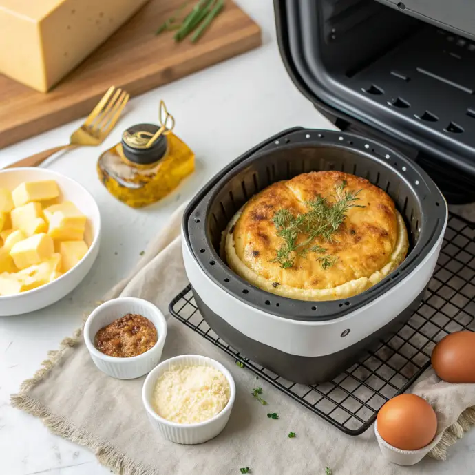 Recette du Soufflé au Fromage au Airfryer