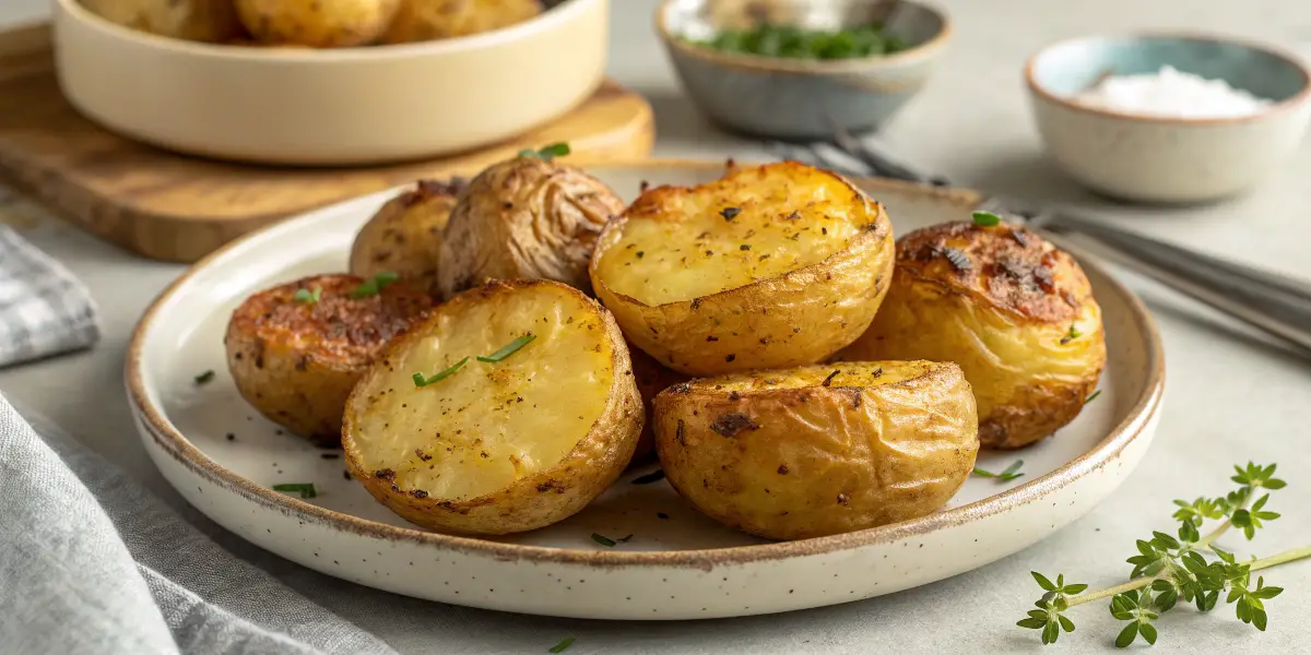 Recette des Pommes de Terre Rôties au Airfryer