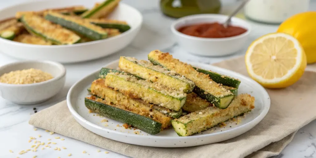 frites de courgettes air fryer
