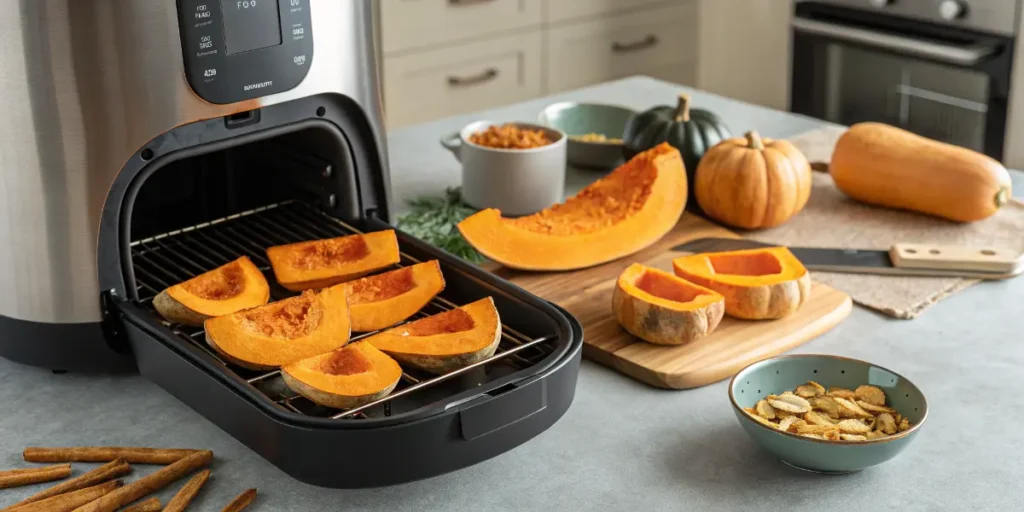 recette butternut au air fryer