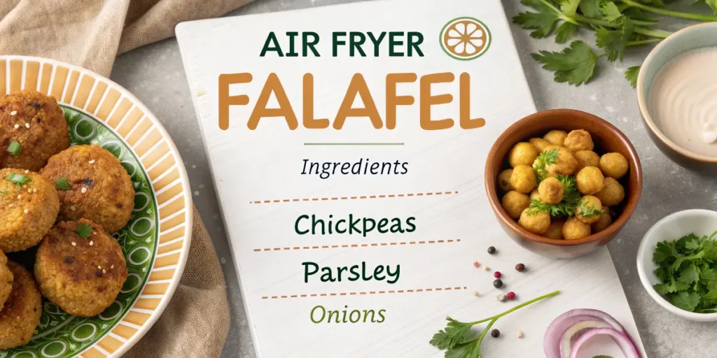 Recette falafel au Air Fryer