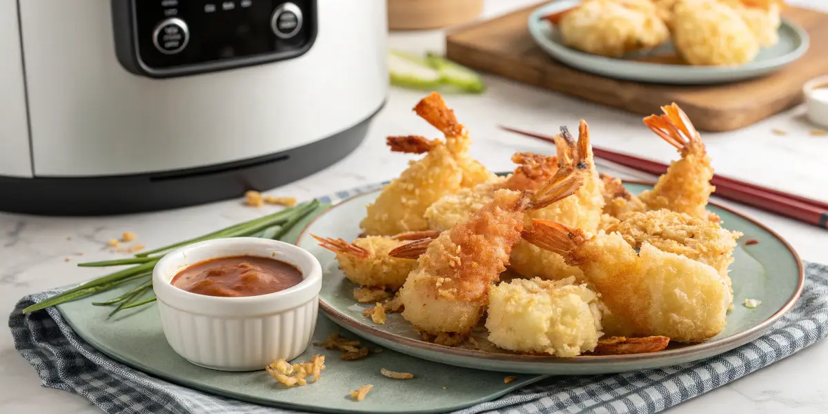 Recette Tempura de Crevettes Air Fryer
