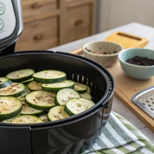 Recette Courgettes au Air Fryer