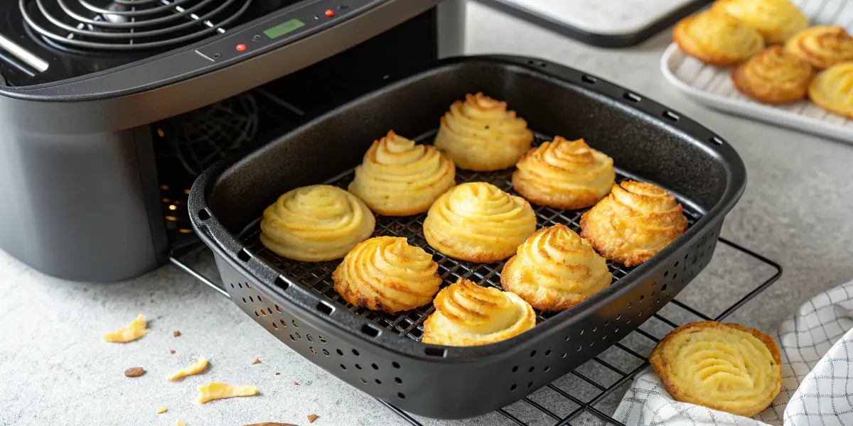 Recette Pommes de Terre Duchesse Air Fryer : facile et dorée