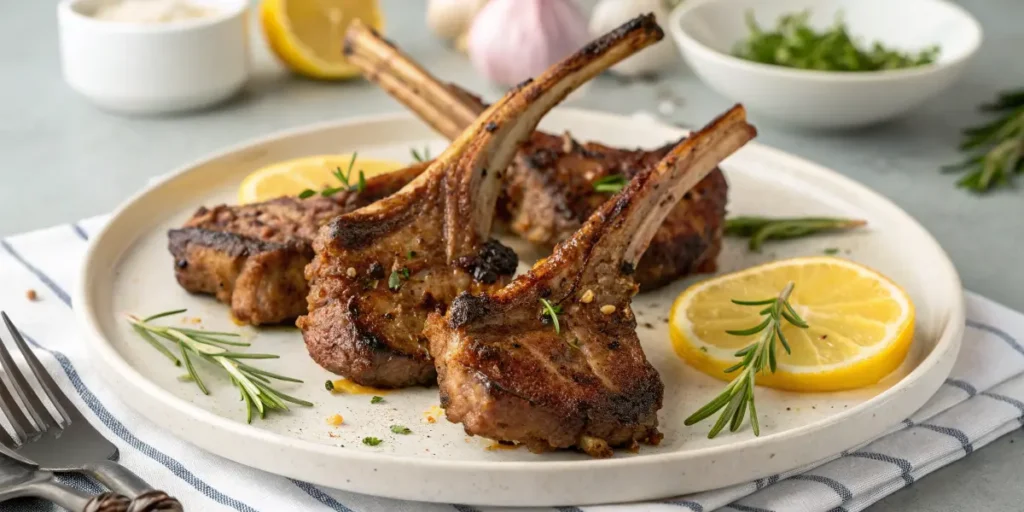 Côtelettes d'agneau dans l'airfryer