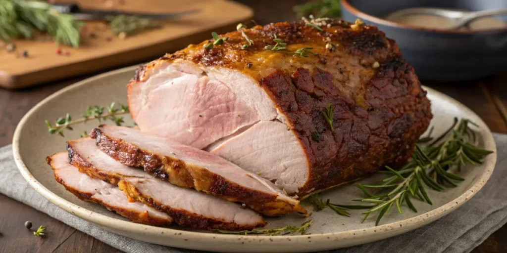 Rôti de porc fumé dans l'airfryer