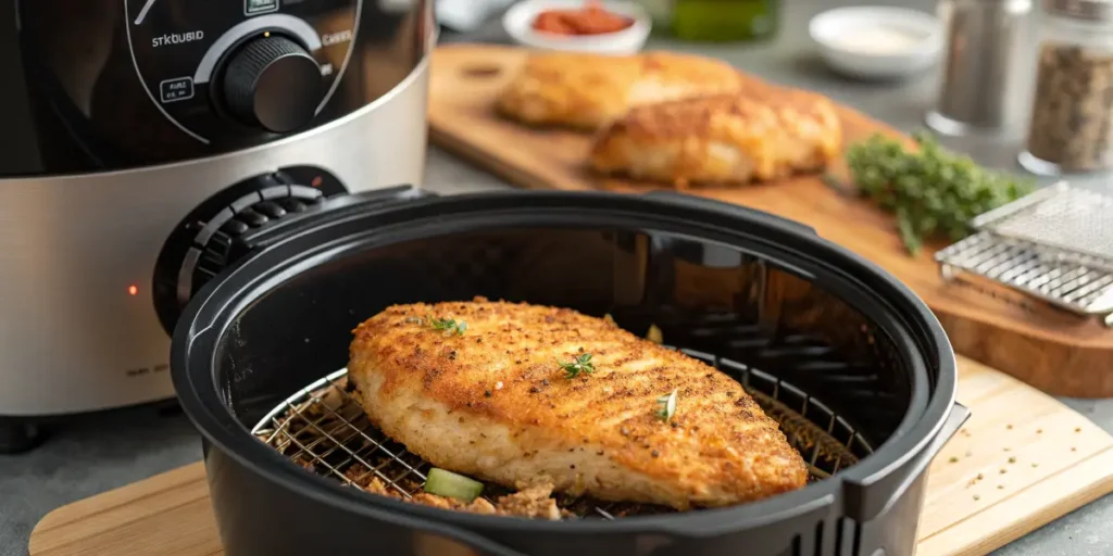 Filet de poulet dans l'airfryer