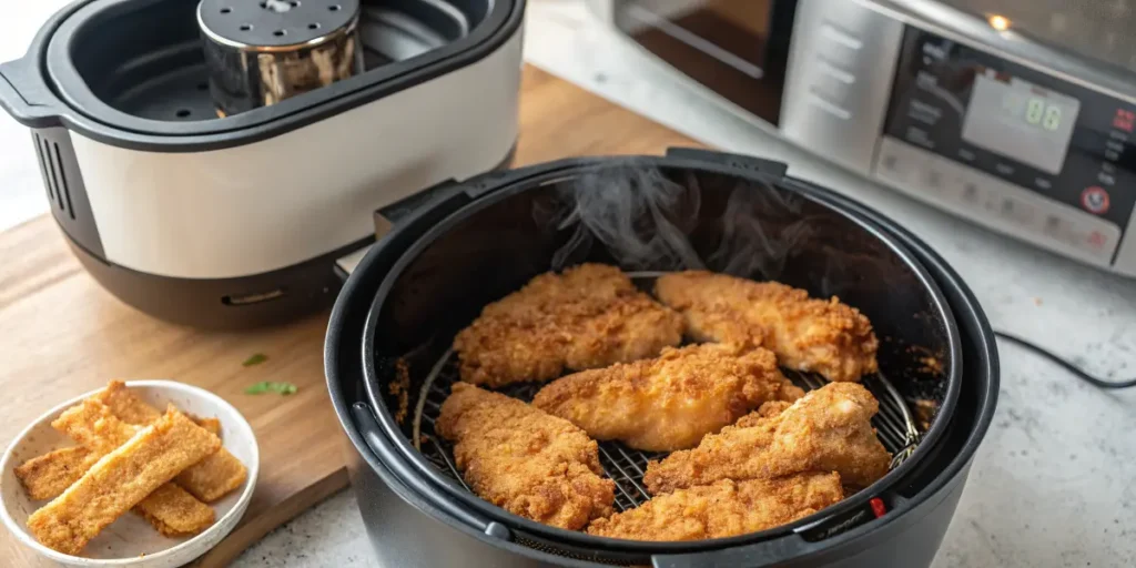 Aiguillettes de poulet dans l'airfryer