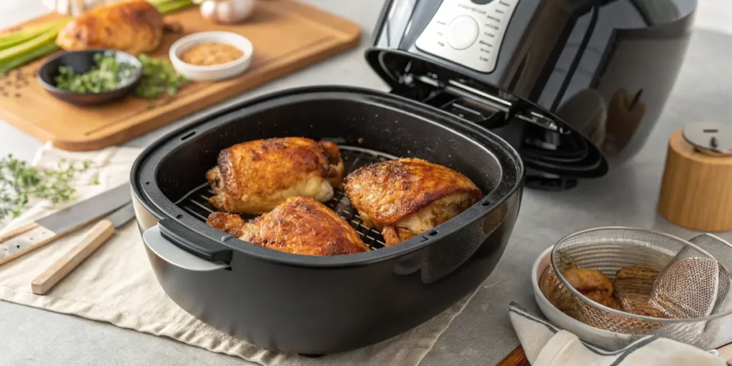Cuisses de poulet dans l’airfryer