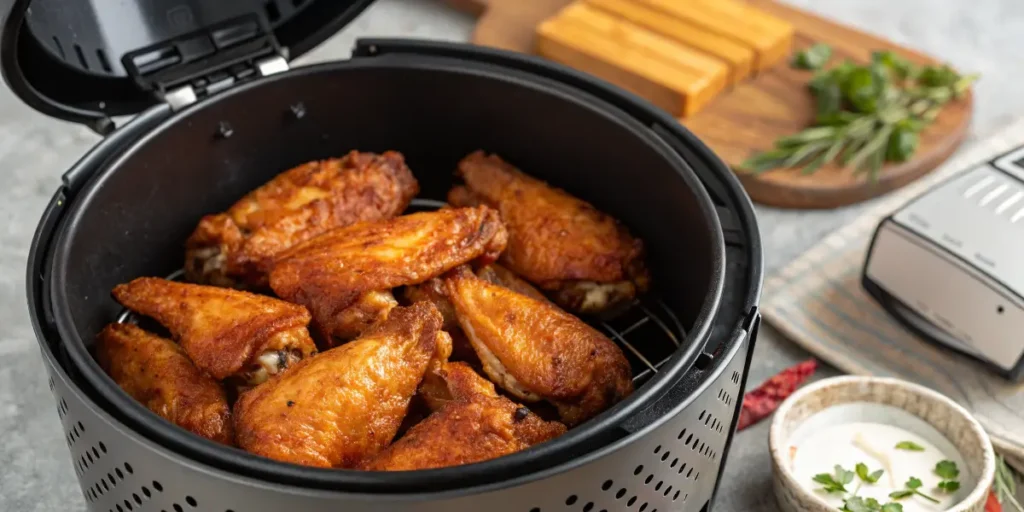 Ailes de poulet dans l'airfryer