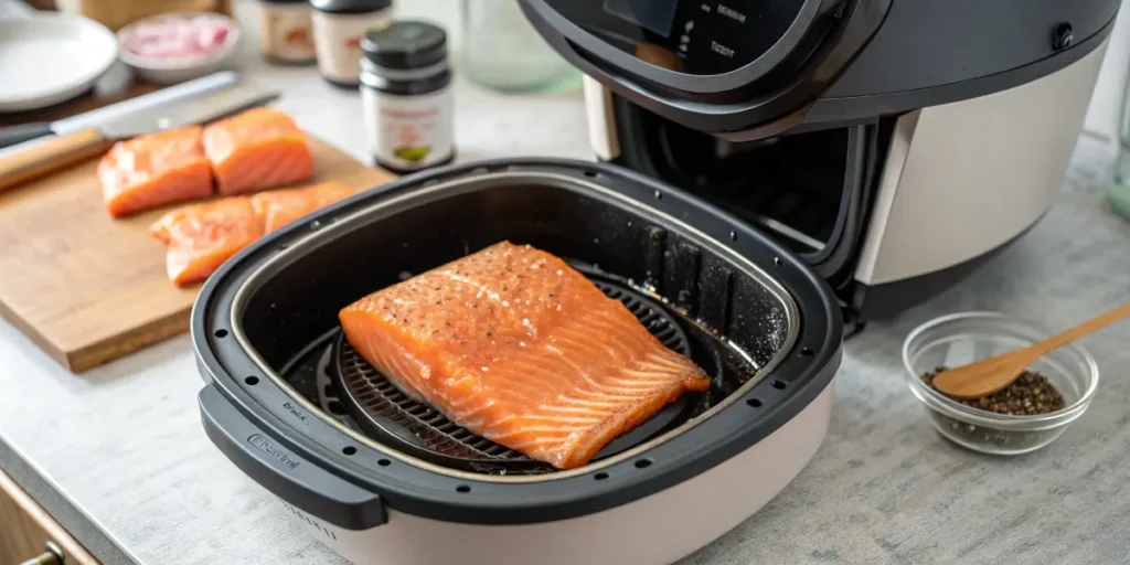 Saumon fumé dans l'airfryer