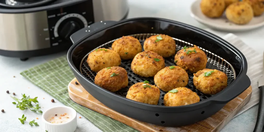 Boulettes de poisson dans l'airfryer