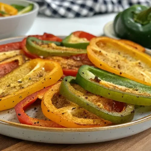 Poivrons dans l'Airfryer