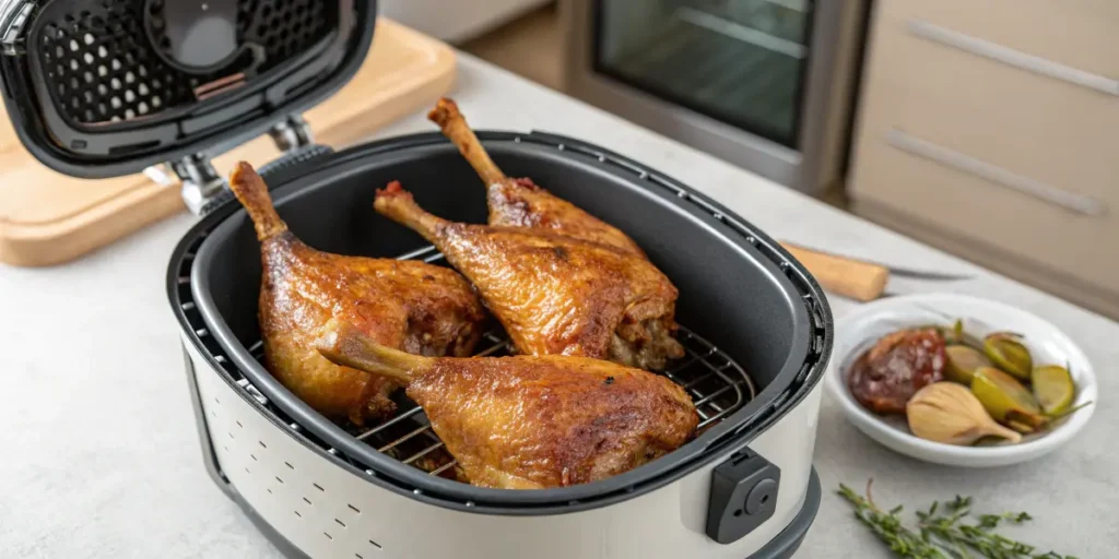 Cuisses de canard dans l'airfryer