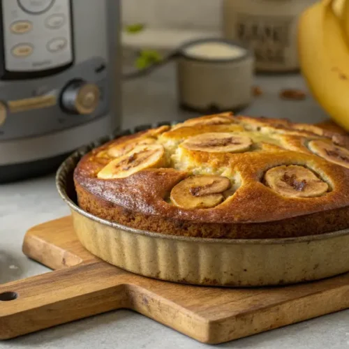 Recette gâteau banane air fryer
