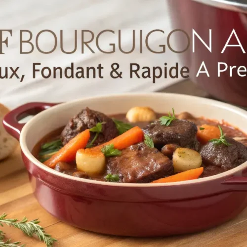 Bœuf bourguignon air fryer