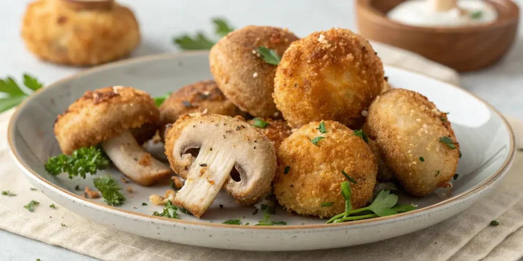 Champignons airfryer