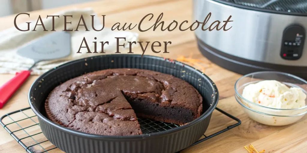 Gâteau au chocolat air fryer