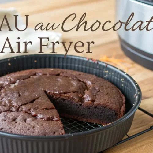 Gâteau au chocolat air fryer