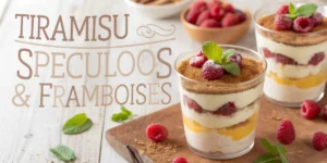Tiramisu aux Spéculoos et Framboises