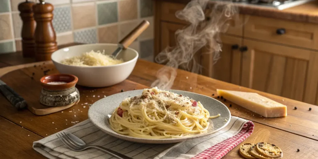 Pâte Carbonara Recette Crémeuse à la Française