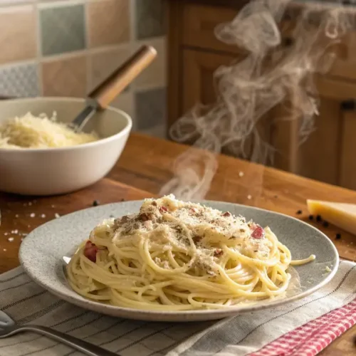 Pâte Carbonara Recette Crémeuse à la Française