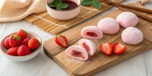 Mochi Japonais à la Fraise