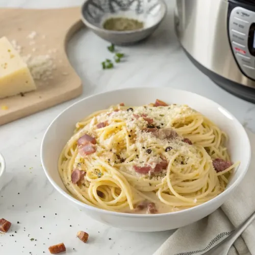 Pâte Carbonara Recette Cookeo Rapide et Légère