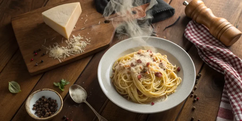 Pâte Carbonara Recette Italienne Authentique (Sans Crème, Sans Œuf)