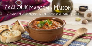 Recette marocaine de caviar d’aubergine (zaalouk)