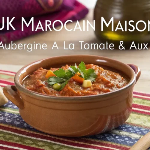Recette marocaine de caviar d’aubergine (zaalouk)