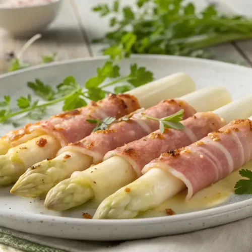Asperges Blanches au Jambon