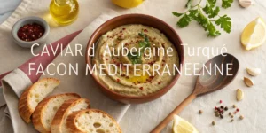 Caviar d’aubergine turque façon méditerranéenne