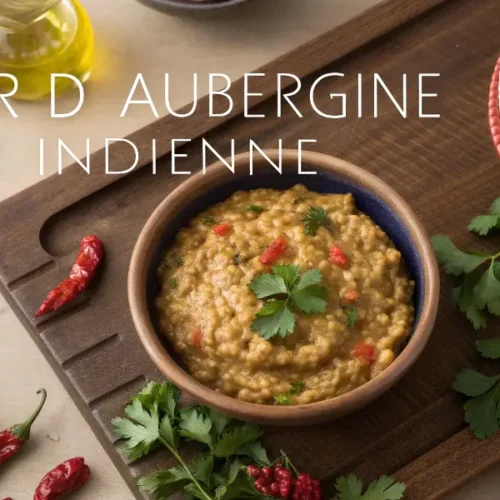 🥣 Caviar d’aubergine à l’indienne