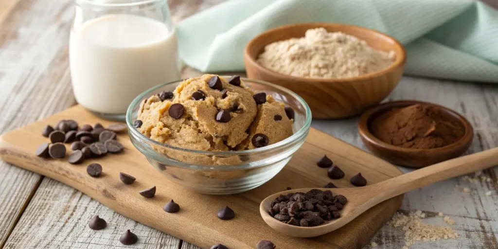 Pâte à Cookie Cru Sans Œuf et Sans Lait