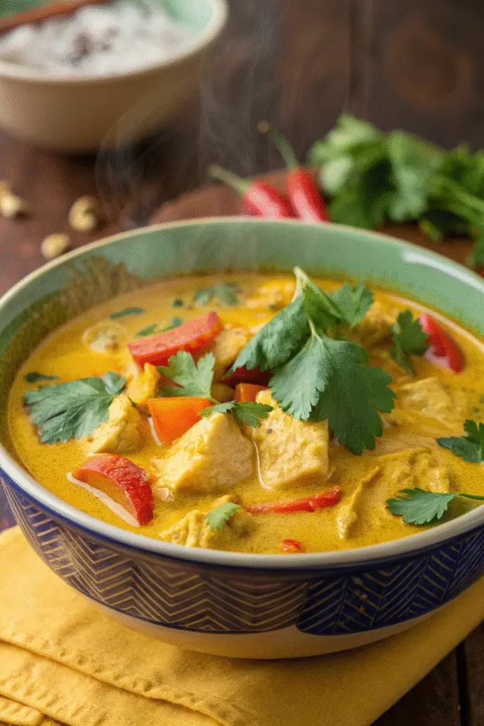Curry de Poulet au Lait de Coco