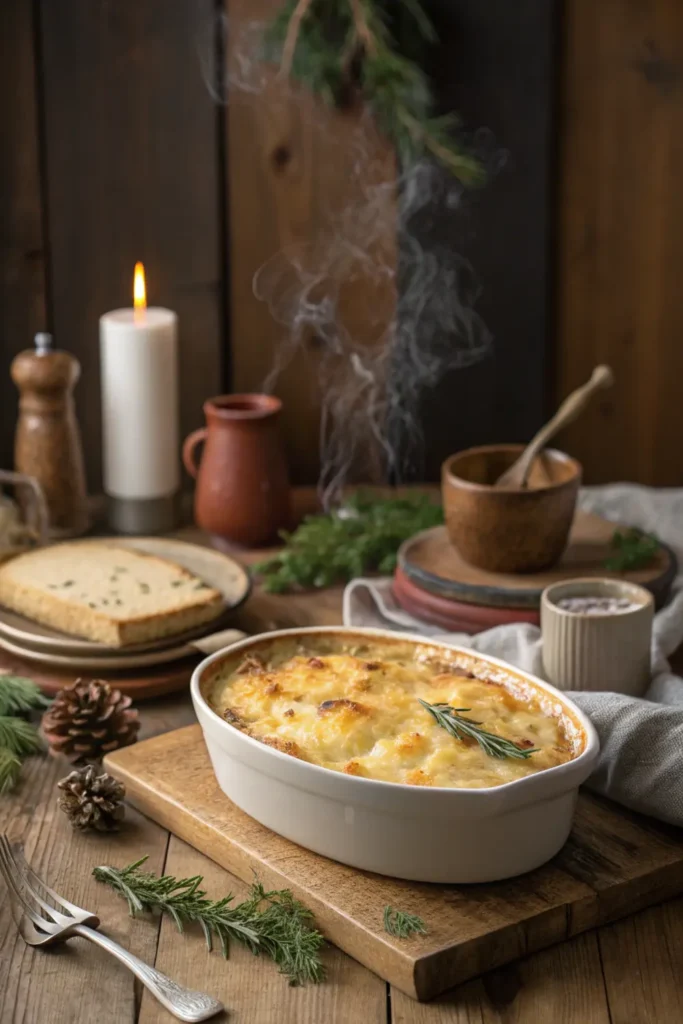 Gratin de Pommes de Terre à la Crème et au Fromage