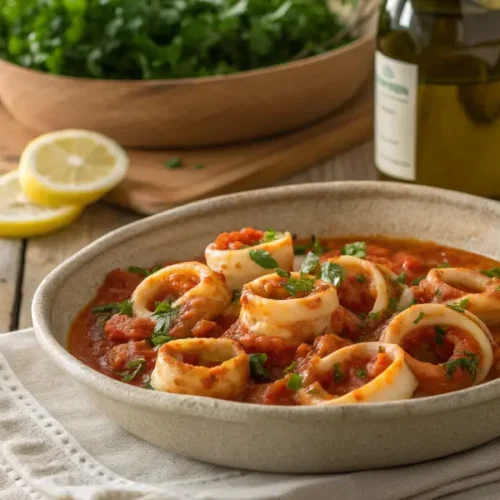 Encornet Recette Armoricaine
