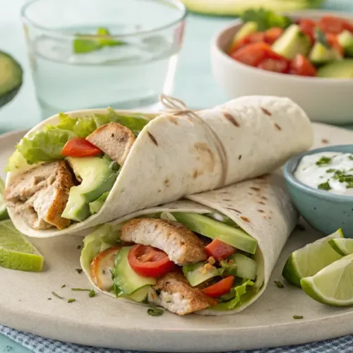 Recette Wrap Froid Poulet Avocat