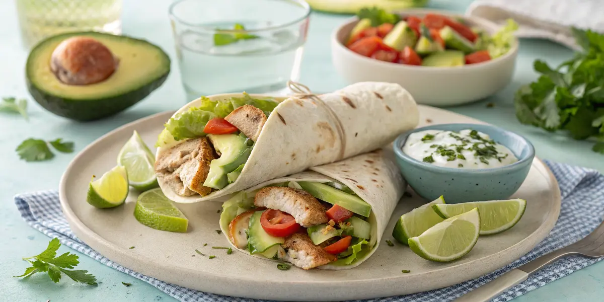 Recette Wrap Froid Poulet Avocat Frais Et Facile