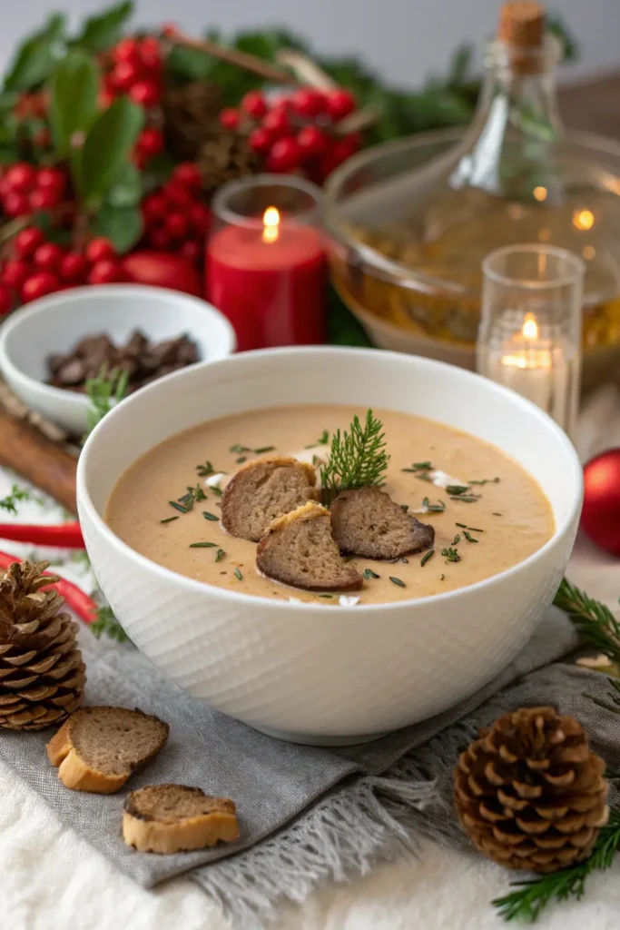 Velouté de Châtaignes et Éclats de Truffe