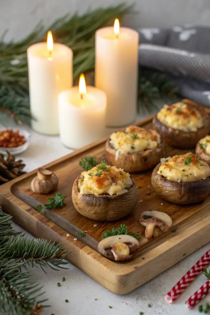 Champignons Farcis au Fromage