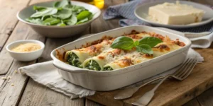Caneloni aux Épinards et Fromage