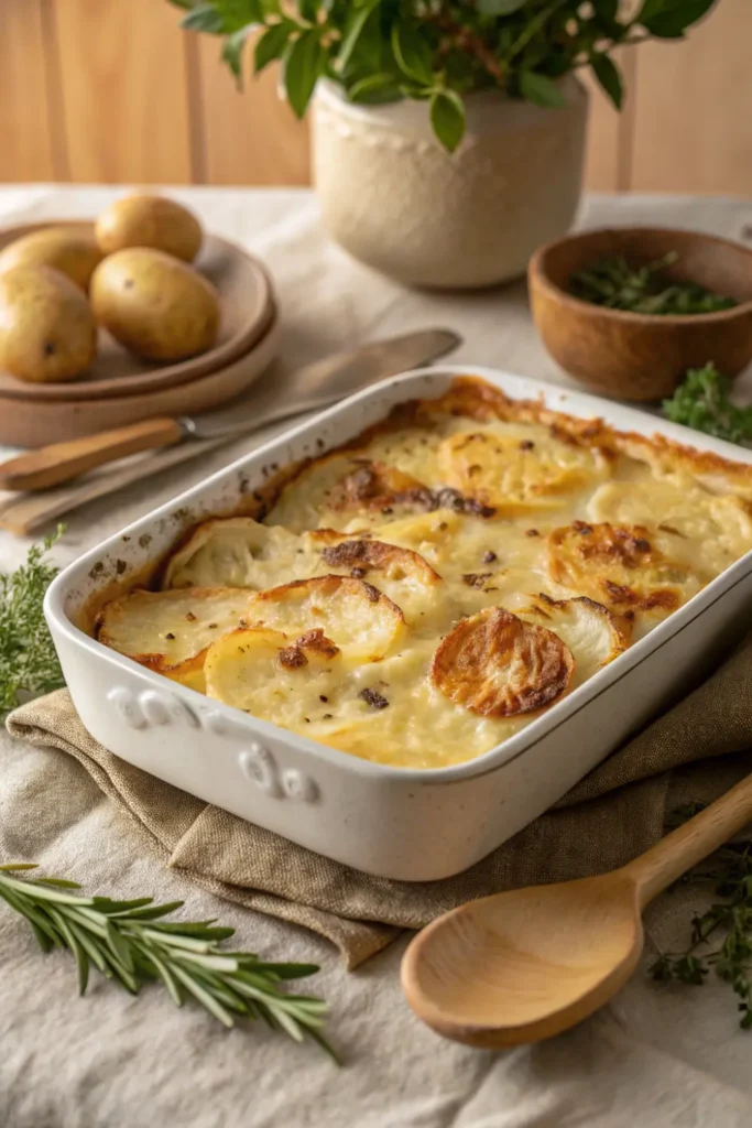 Gratin de Panais et Pommes de Terre