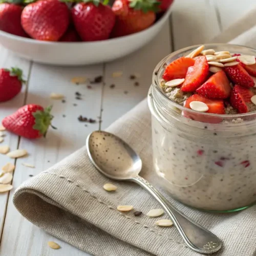 Overnight Oats à la Fraise